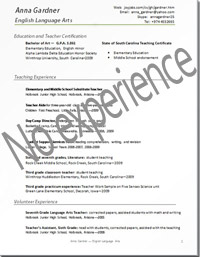 Resume For Teacher Job Grude Interpretomics Co