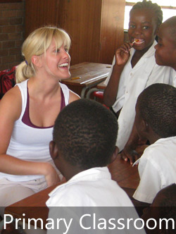 Female Classroom Teacher, African Students